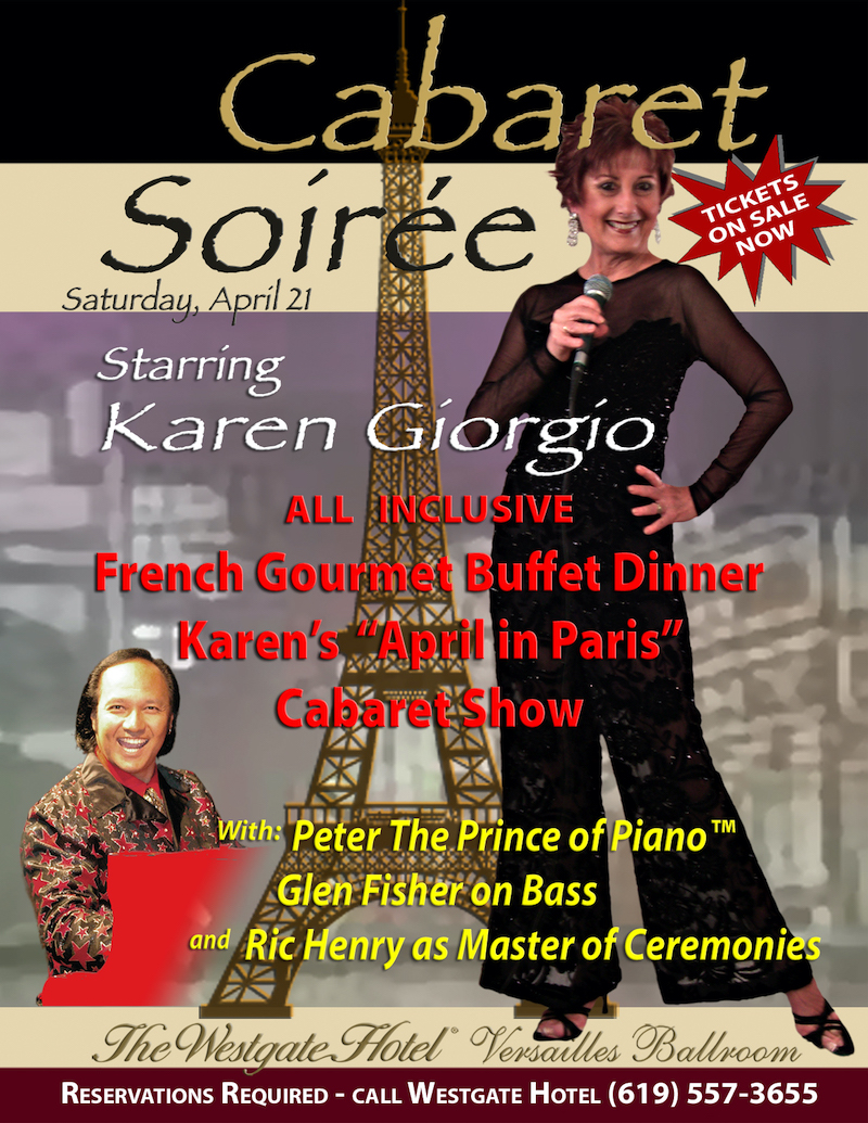 Karen Giorgio Cabaret Poster