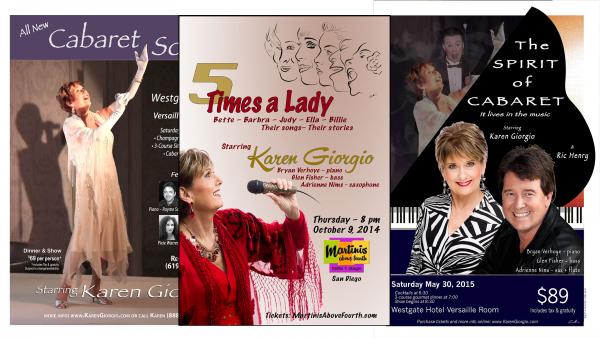 Karen Giorgio Cabaret Poster